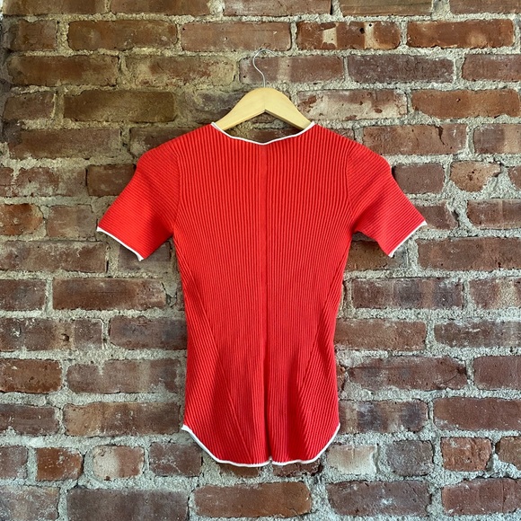 Rag & Bone Kishi Seamless Stretch Top in Pink - Picture 5 of 5